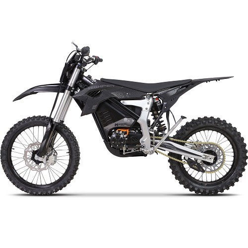 MotoTec Venom 72v 12000w Electric Dirt Bike Black