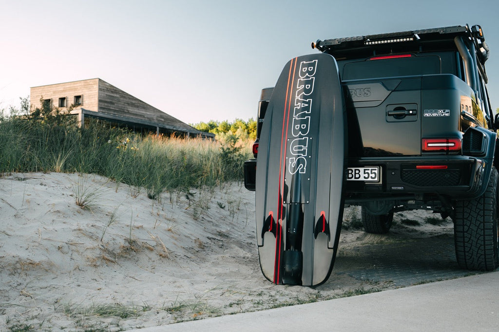 BRABUS x Awake Shadow Explore deck detail with BRABUS x Awake badging
