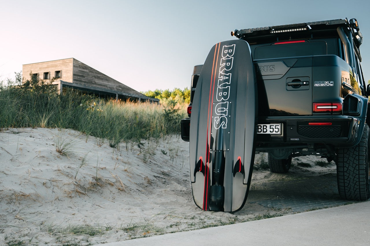 BRABUS x Awake Shadow Explore deck detail with BRABUS x Awake badging