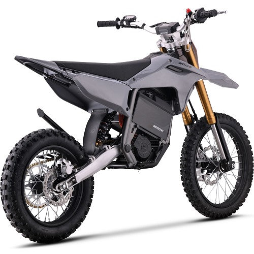 MotoTec 72v 8000w Pro Electric Dirt Bike 17/14 Lithium Grey