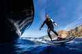 Awake RÄVIK Adventure electric jetboard on open water