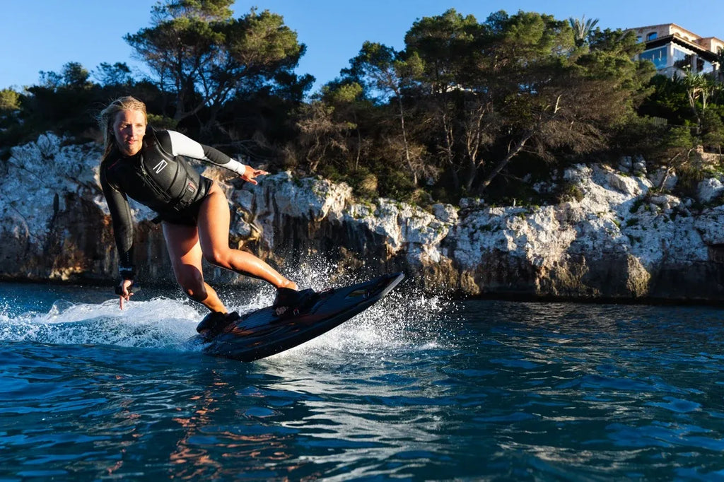 Awake RÄVIK Ultimate electric jetboard riding at speed across open water