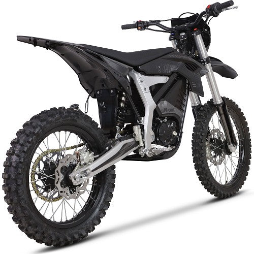 MotoTec Venom 72v 12000w Electric Dirt Bike Black